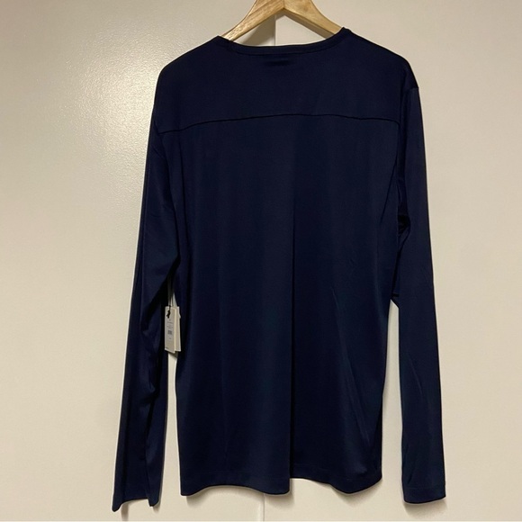 Onia Navy Long Sleeve UPF 50+ Performance Jersey Tee Size XL - Picture 9 of 9